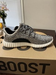 adidas Yeezy Boost 350 Turtle Dove Primeknit Gray/White Low Top AQ4832