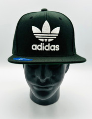Adidas Originals Trefoil Chain Snapback Hat Black White Logo OSFA NWT