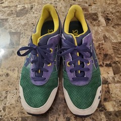ASICS Gel Lyte III OG Hunter Green/ Purple Mens Sz 11.5 Academic Scholar Pack