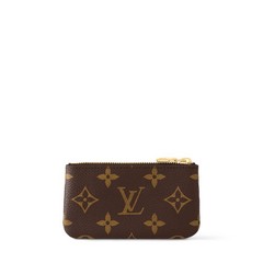 Louis Vuitton Authentic Card/Key/Coin Pouch Brown Monogram (Brand New with Box)