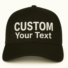 Custom Embroidered Baseball Cap Personalized Text Dad Hat with Your Own Message