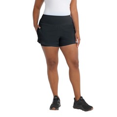Spyder Women’s Running Short Side Pockets Side Slits on Outer Short