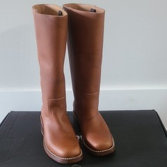 Frye Women’s Campus 14L Leather Boots in Saddle NWB MSRP $498 Sz 6
