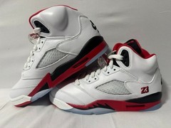 Nike Air Jordan 5 Retro OG Mens Size 6 M / 7.5 W Fire Red Black Tongue
