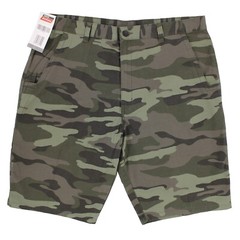 Dickies Men’s Casual Shorts, Cotton Ripstop Shorts, 10.5 Inch Inseam, Green Camo