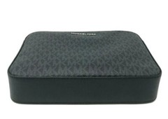 Michael Kors Jet Set Item Large East West Black Signature Crossbody Chain Bag