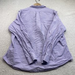 Ralph Lauren Button Down Mens XXL Purple Plaid Custom Fit Tattersall Shirt 1177