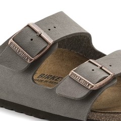 Birkenstock Arizona Stone Mocha Birko-Flor Comfort Sandals EU37-45