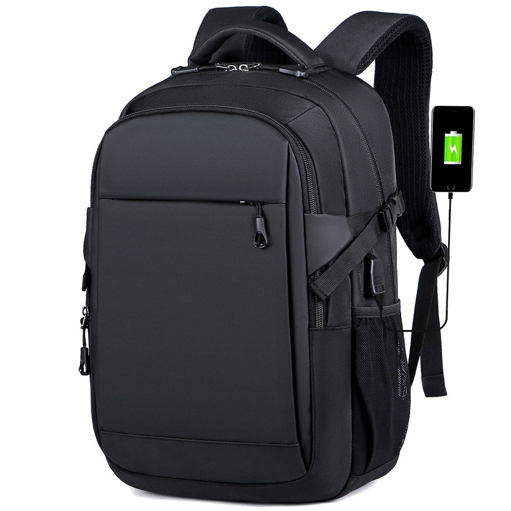 Men Women Backpack Travel Rucksack School 15.6″ Laptop Bag W/ USB Charging Port