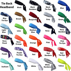 Headbands Tie on Headband for Women Men Running Athletic Hair Head Band Elastic