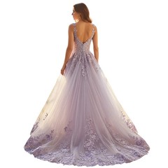 Lavender Dreamscape Ball Gown: Dance Like No One’s Watching!