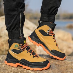 Mens Indestructible Work Boots Steel Toe Safety Shoes Waterproof Non Slip Boots