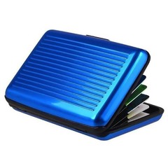 Pocket Waterproof Business ID Credit Card Wallet Holder Aluminum Metal RFID Case