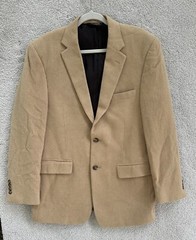 Jos. A. Bank Tan Sport Coat Camel Hair Mens 41R Blazer Sport Coat