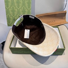 Moncler Men’s White Woven Spring/Summer Baseball Cap
