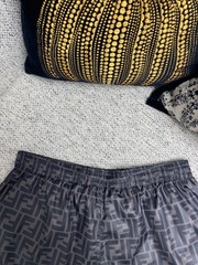 Fendi’s new spring/summer shorts are made of twill mulberry silk, men’s size M.