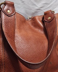 Vintage Michael Kors Astor Lg Leather Tote Bag FLAWED Rugged Work Shoulder Purse