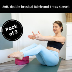 [3 Pack] Leggings for Women Athletic Yoga Casual Lounge Pants Buttery Soft Feel