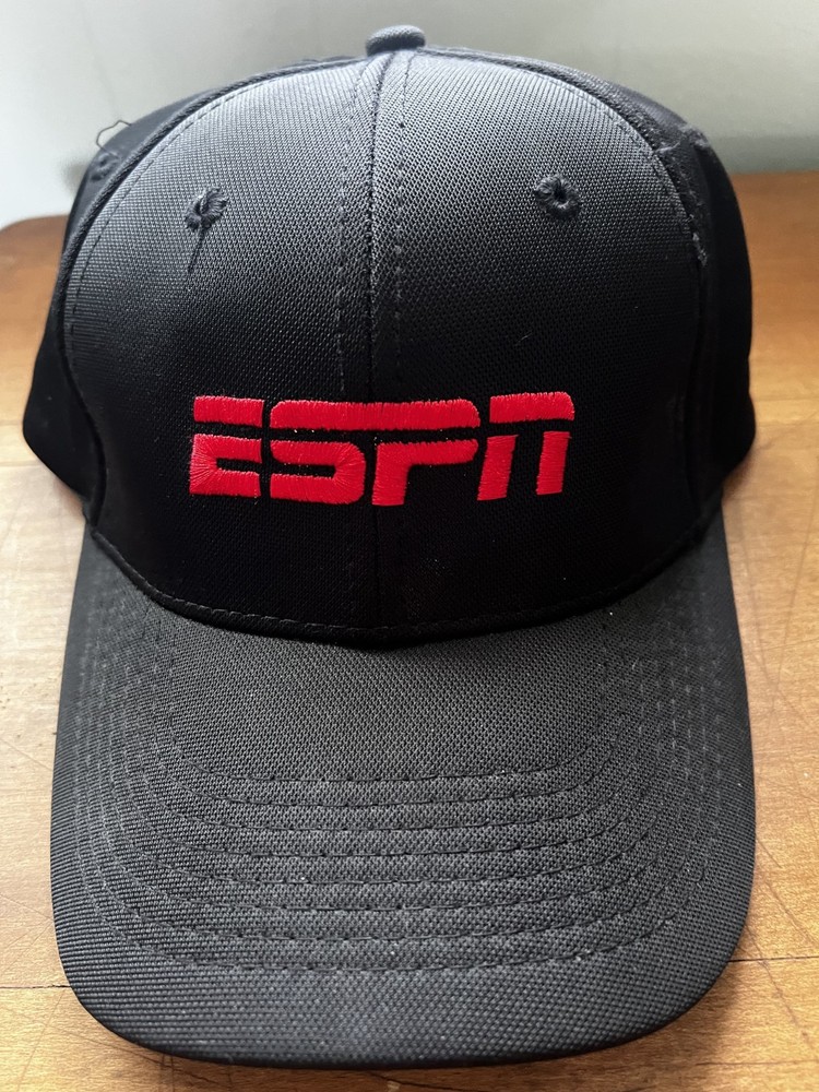 Vintage ESPN NWT Baseball Hat Cap Black