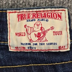 True Religion Becky Bootcut Jeans Womens 28 Tall Slim Dark Wash Blue Denim USA