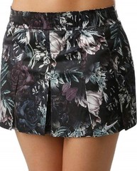 Nike Court Flex Tennis/Pickleball Skirt, Black/Oxygen Purple, Size MED