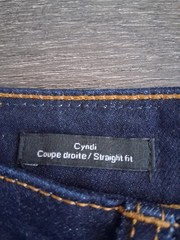 Frank & Oak Cyndi Straight Fit Selvedge Denim Blue Jeans High Rise Size 24×28