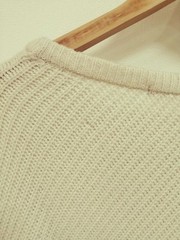 LUGNONCURE Pullover Knit With Tag off-white F Used