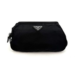 PRADA Tessuto Cosmetic Pouch Black