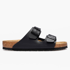 Birkenstock Arizona Birko-Flor Black Cork Footbed Men’s Sandals Regular/Wide