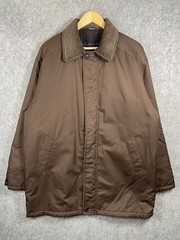 Vintage St Michael UK Coat Mens Large Brown Padded Outdoor Utility Jacket