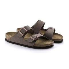Birkenstock Arizona Stone Mocha Birko-Flor Comfort Sandals EU37-45