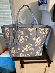 Kate Spade NY Blue Floral Tote, Luggage Tag, Charm & coordinating accessories