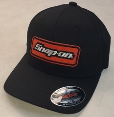 Snap-on Patch Flexfit Hat / Black – L/XL 7 1/8″ – 7 5/8″