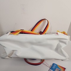 ALDI Gear Backpack Cream Rainbow 09-2023 Release Padded Laptop Inner Sleeve NEW