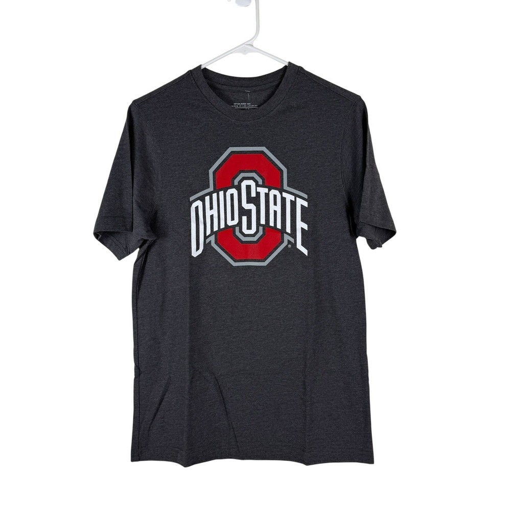 Colosseum Ohio State Mens Small T-Shirt Gray New NCAA Buckeyes Graphic Tee NWT