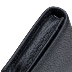 Genuine Leather Business Card Holder for Men Women Card Wallet Coin Pocket Purse