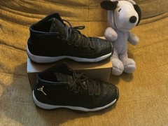 Jordan Air Jordan 11 Heiress Black/White/Gold Lace Up W8/Y7.5/M6