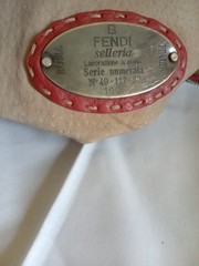 Fendi Leather Red Women’s Tote Bag