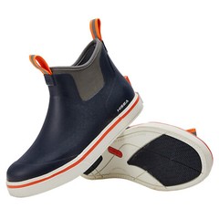 HISEA Men’s Fishing Deck Boot Waterproof Sailing Garden Mud Work Ankle Rain Boot