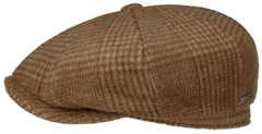 Stetson Limited Edition Italian Alpaca/Mohair Hatteras Glen Check Cap – Made in