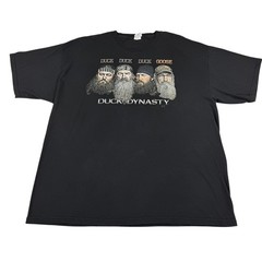 Duck Dynasty Duck Duck Duck Goose Graphic T Shirt Black Mens 2XL A&E TV