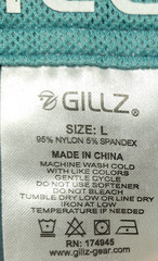 GILLZ Fishing SHORTS Mens LG (36 x 8) Green 95% Nylon/5% Spandex Mesh Pockets