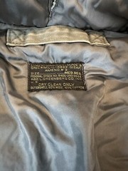 U.S. Air Force Military Jacket Mil-J-4883C Liner & Hood 1962 Vietnam Era M/L