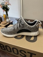 adidas Yeezy Boost 350 Turtle Dove Primeknit Gray/White Low Top AQ4832