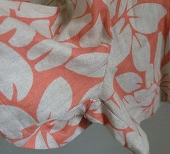 Uncle Frank Linen Rayon Shorts Romper XS Coral Coastal Resort Vacation Pleated