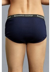 3 6 12 pack Men’s Classic Color Band Briefs 100% Cotton Knocker Lots Underwear