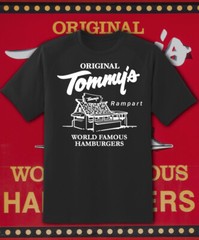 Tommy’s Burgers Logo shirt 6 Sizes Youth Med- Adult 6XL! Fast Ship!