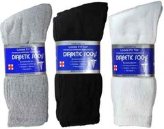 Wholesale Bulk Mens Diabetic Crew Socks Health Circulatory Size 9-11,10-13,13-15