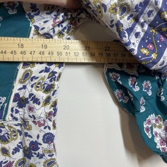 NWT R Vivimos Floral Midi Dress Women M 8/10 Bohemian Tassel Peasant Long Sleeve