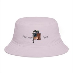 American Spirit Flag bucket hat | Patriotic Eagle Embroidery